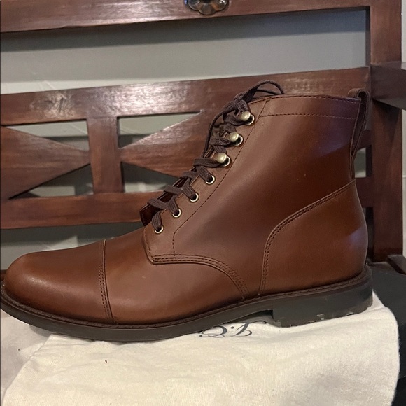 NWT J. Crew Kenton Leather Cap Toe Boot. Size 9.5 - Picture 10 of 14